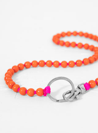 Pearls Long Keyholder Orange & Pink by Ina Seifart by Couverture & The Garbstore
