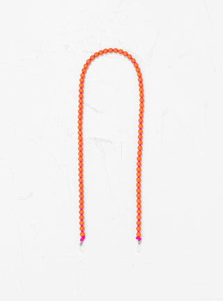 Pearls Glass Chain Orange & Pink by Ina Seifart by Couverture & The Garbstore