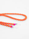 Pearls Glass Chain Orange & Pink by Ina Seifart | Couverture & The Garbstore