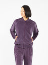 Velour Track Jacket Purple by Needles | Couverture & The Garbstore