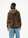 Velour Track Hoodie Brown by Needles | Couverture & The Garbstore