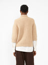 Fleece Crewneck Sweater Camel by Lauren Manoogian by Couverture & The Garbstore