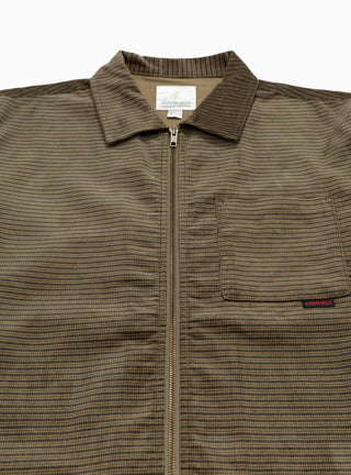 Grid Cord Zip Shirt Olive by Gramicci | Couverture & The Garbstore