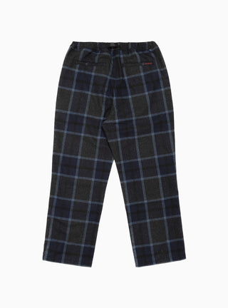 Wool Relaxed Pleated Trousers Navy Check by Gramicci | Couverture & The Garbstore