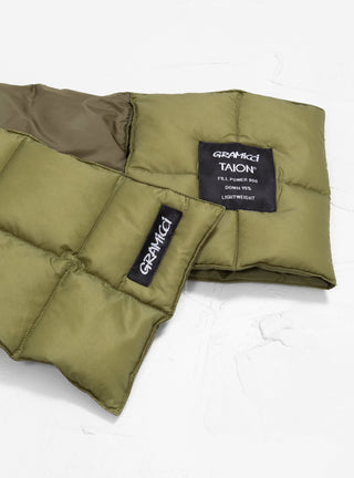 x TAION Down Scarf Olive by Gramicci | Couverture & The Garbstore