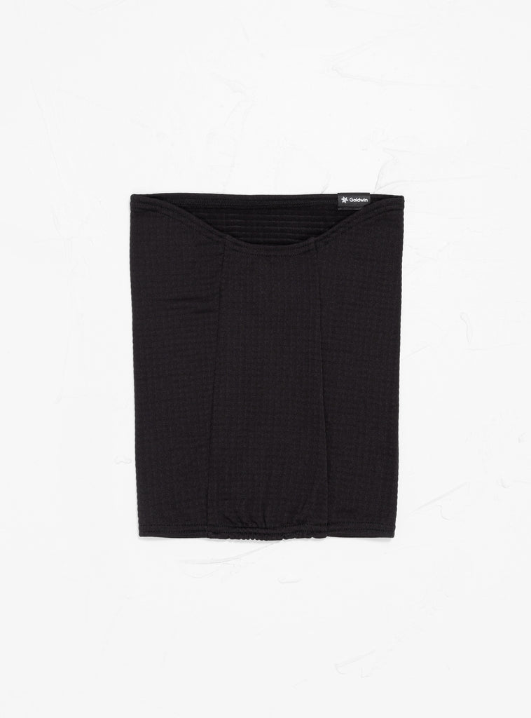 Power Stretch Grid Neck Gaiter Black by Goldwin by Couverture & The Garbstore