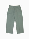 MIL Herringbone Trousers Sage Green by Beams Plus by Couverture & The Garbstore