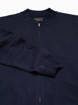 Sweatshirt Zip Cardigan Navy by Beams Plus | Couverture & The Garbstore