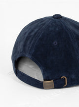 Water-Repellent Suede 6 Panel Cap Navy by Beams Plus | Couverture & The Garbstore