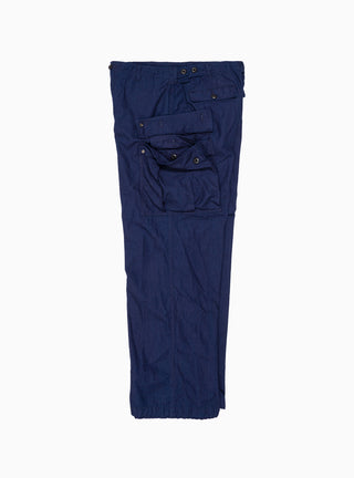 MIL 6-Pocket Ripstop Cargo Trousers Indigo by Beams Plus | Couverture & The Garbstore