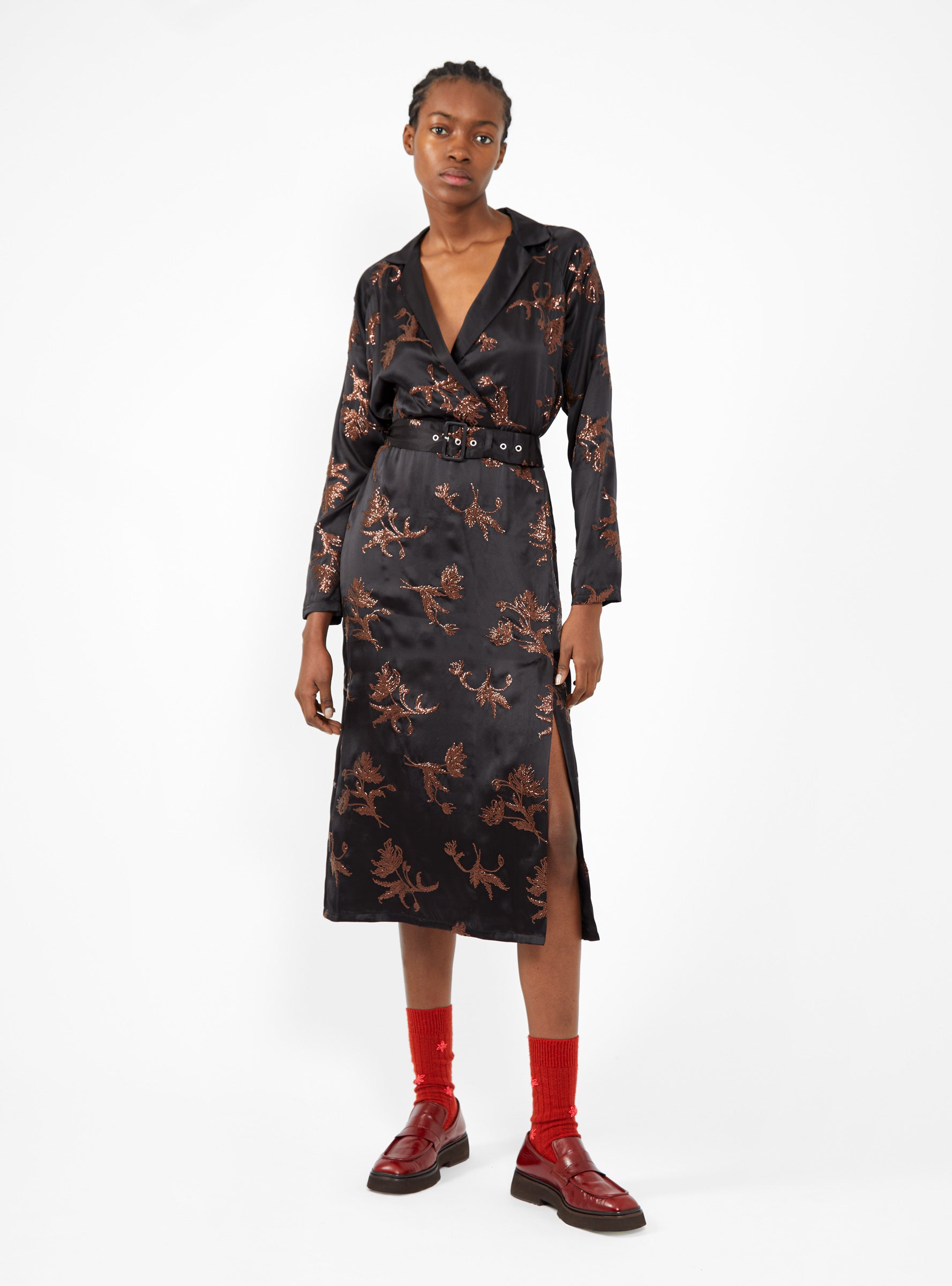 rachel comey silk dress Rachel Comey Toga Dress Brown Beklina