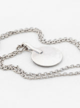 10 Cent Smile Pendant Necklace Silver by NORTH WORKS | Couverture & The Garbstore