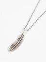 25 Cent Liberty Feather Necklace Silver by NORTH WORKS | Couverture & The Garbstore