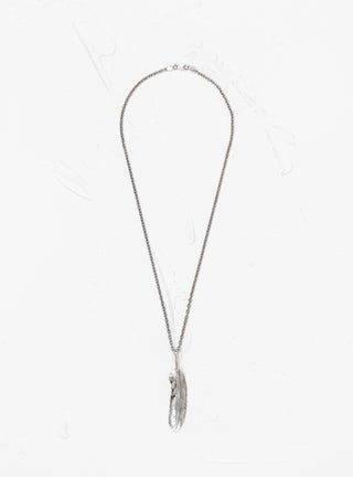 Large Liberty Feather Necklace Silver by NORTH WORKS | Couverture & The Garbstore
