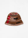Hand Knit Roll Bucket Hat Mocha Brown by Sublime | Couverture & The Garbstore