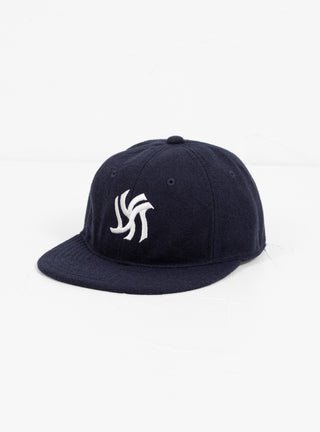 NY Melton Wool-Blend Baseball Cap Navy by Sublime | Couverture & The Garbstore