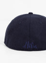 NY Melton Wool-Blend Baseball Cap Navy by Sublime | Couverture & The Garbstore