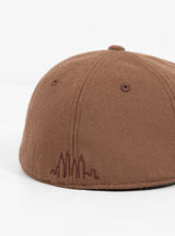 NY Melton Wool Baseball Cap Brown by Sublime | Couverture & The Garbstore
