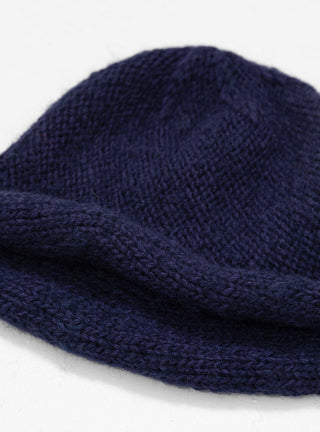 Hand Knit Roll Hat Navy by Sublime | Couverture & The Garbstore