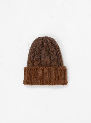 Hand Knit Fisherman Beanie Mocha Brown by Sublime | Couverture & The Garbstore