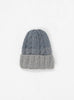 Hand Knit Fisherman Beanie Grey by Sublime | Couverture & The Garbstore