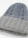 Hand Knit Fisherman Beanie Grey by Sublime | Couverture & The Garbstore