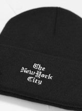 NYC Logo Beanie Black by Sublime | Couverture & The Garbstore
