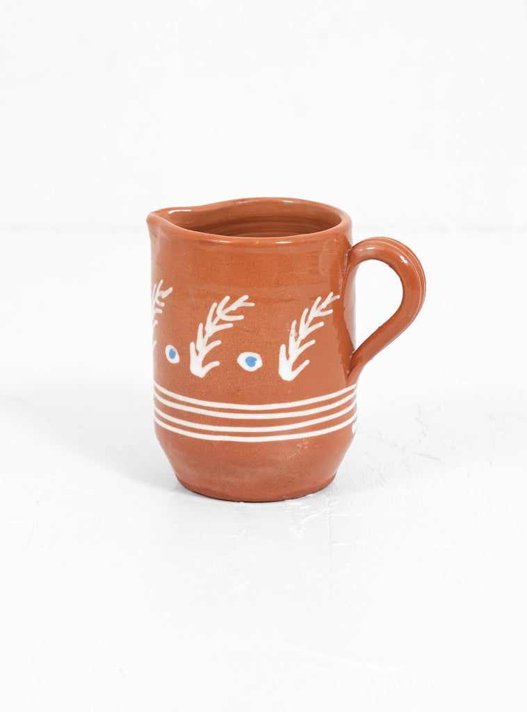Short Cylinder Jug Tan by Casa De Folklore by Couverture & The Garbstore