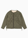 Military Reversible Down Jacket Dark Olive & Cream by TAION | Couverture & The Garbstore