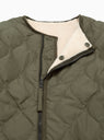 Military Reversible Down Jacket Dark Olive & Cream by TAION | Couverture & The Garbstore