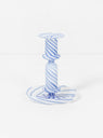 Flare Stripe Milk Medium Candle Holder Blue by Hay | Couverture & The Garbstore