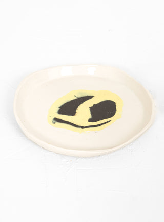 Smiley Plate Yellow by DUM KERAMIK | Couverture & The Garbstore