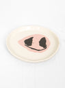Smiley Plate Pink by DUM KERAMIK by Couverture & The Garbstore
