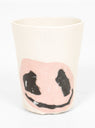 Smiley Mug Pink by DUM KERAMIK by Couverture & The Garbstore