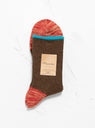 Multicolour Switching Socks Brown by Mauna Kea by Couverture & The Garbstore
