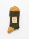 Multicolour Switching Socks Olive by Mauna Kea by Couverture & The Garbstore