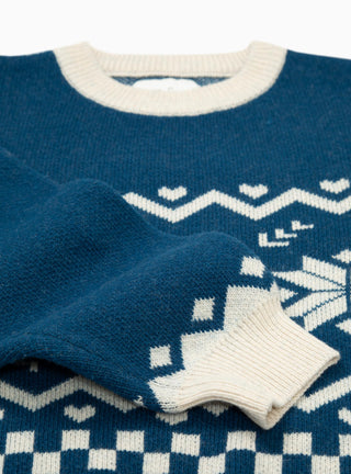 Canard Sweater Indigo Blue & Ivory by Conichiwa Bonjour | Couverture & The Garbstore