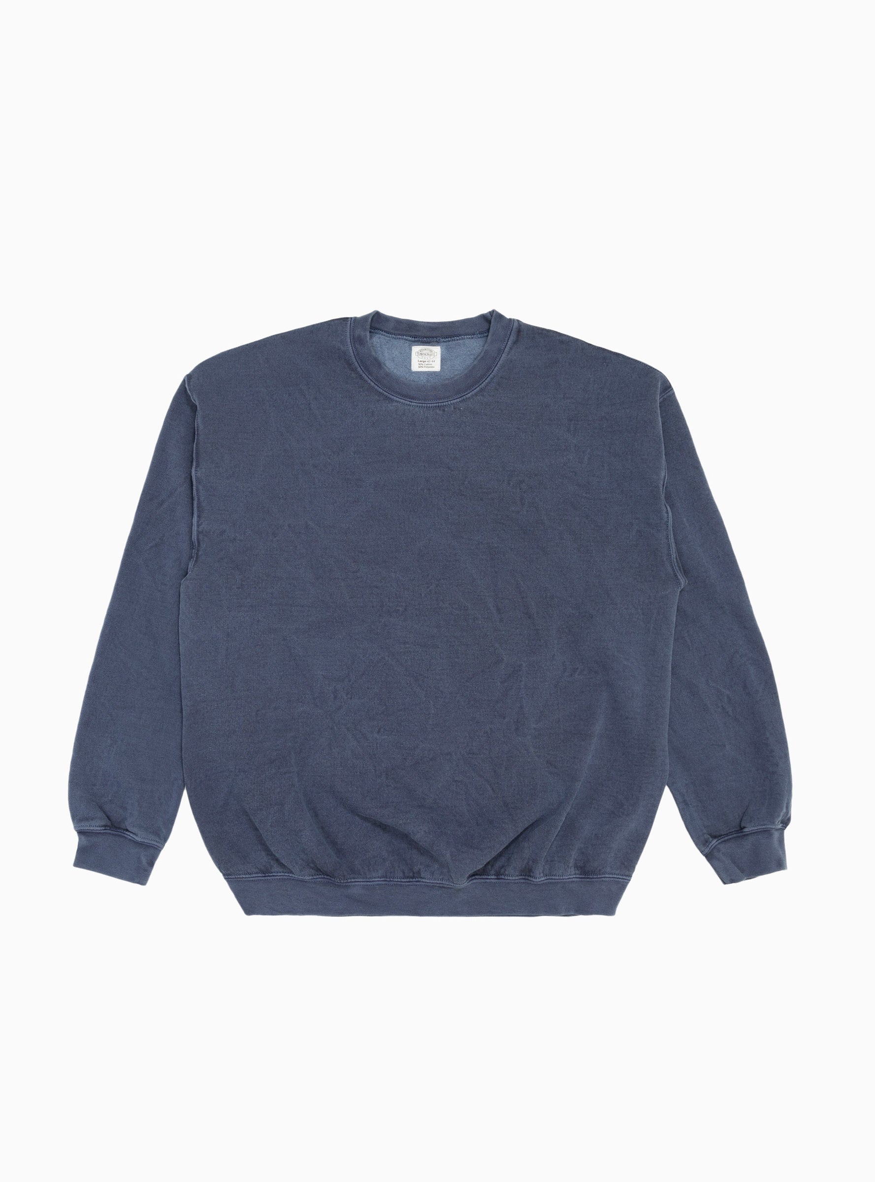 Towncraft Pigment Dyed Sweatshirt Navy by Nutmeg Mills Couverture