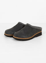 Original Suede Clogs Charcoal by Simple | Couverture & The Garbstore