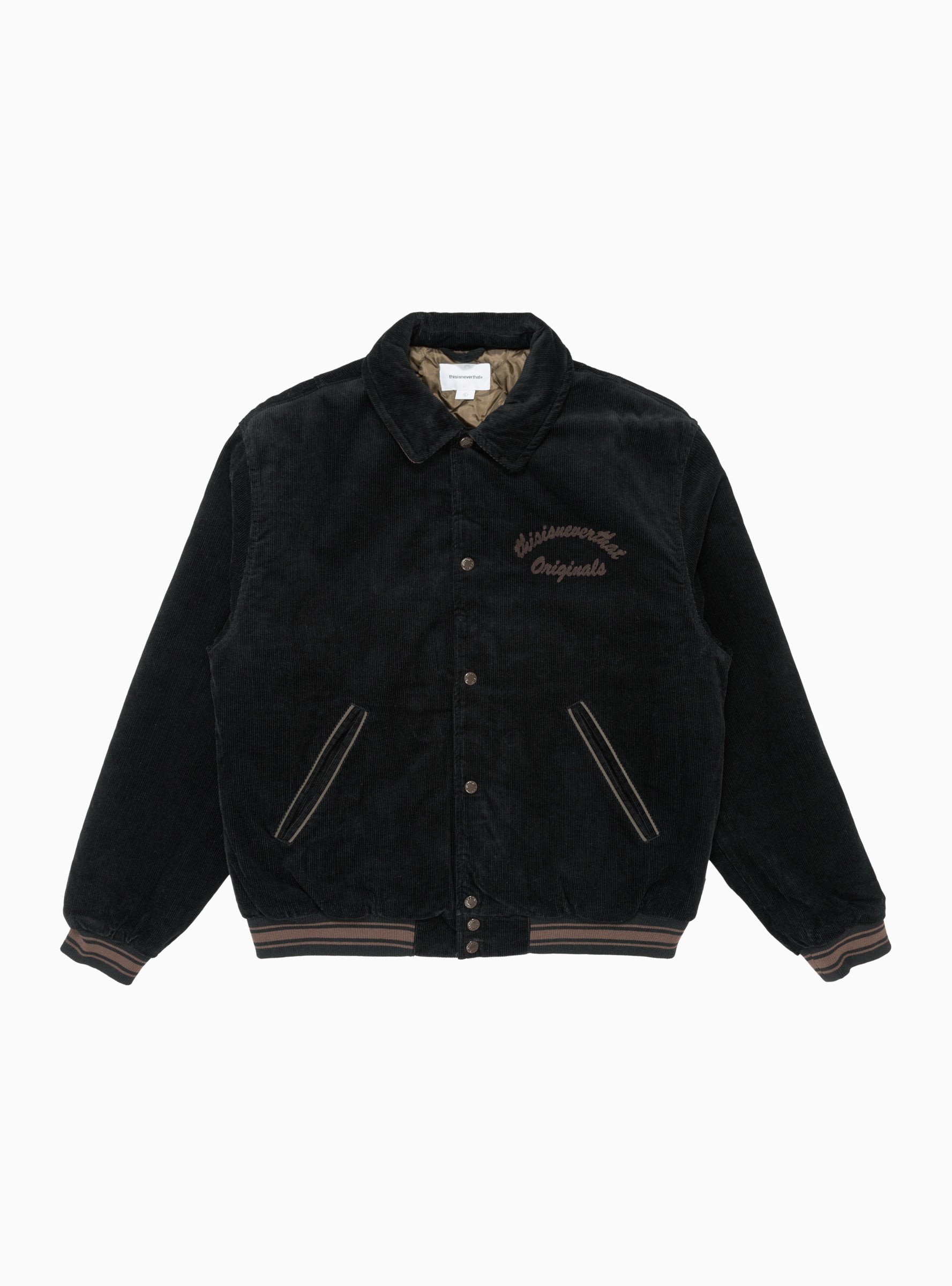 Originals Corduroy Varsity Jacket Black