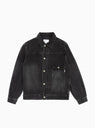 Denim Trucker Jacket Black by thisisneverthat | Couverture & The Garbstore