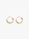 Echo Beach Hoop Earrings Multi by Anni Lu by Couverture & The Garbstore