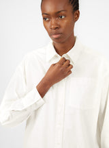 Oversized Button Down Shirt Cream by Apiece Apart | Couverture & The Garbstore