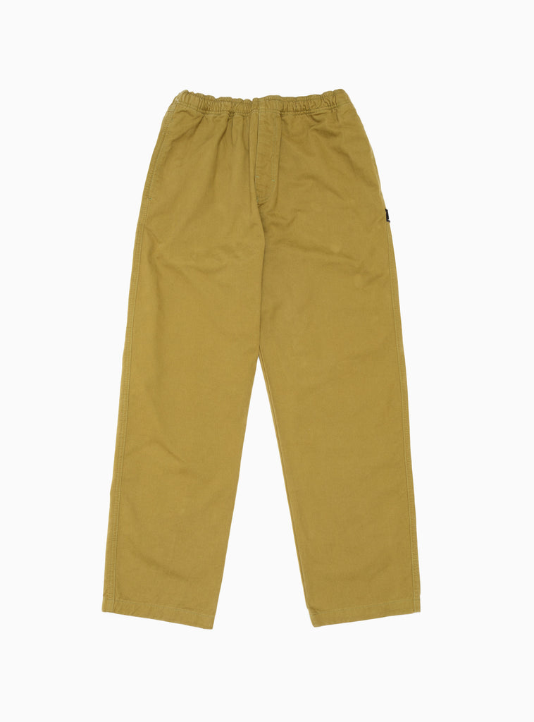 Brushed Beach Trousers Olive Green by Stüssy | Couverture & The Garbstore