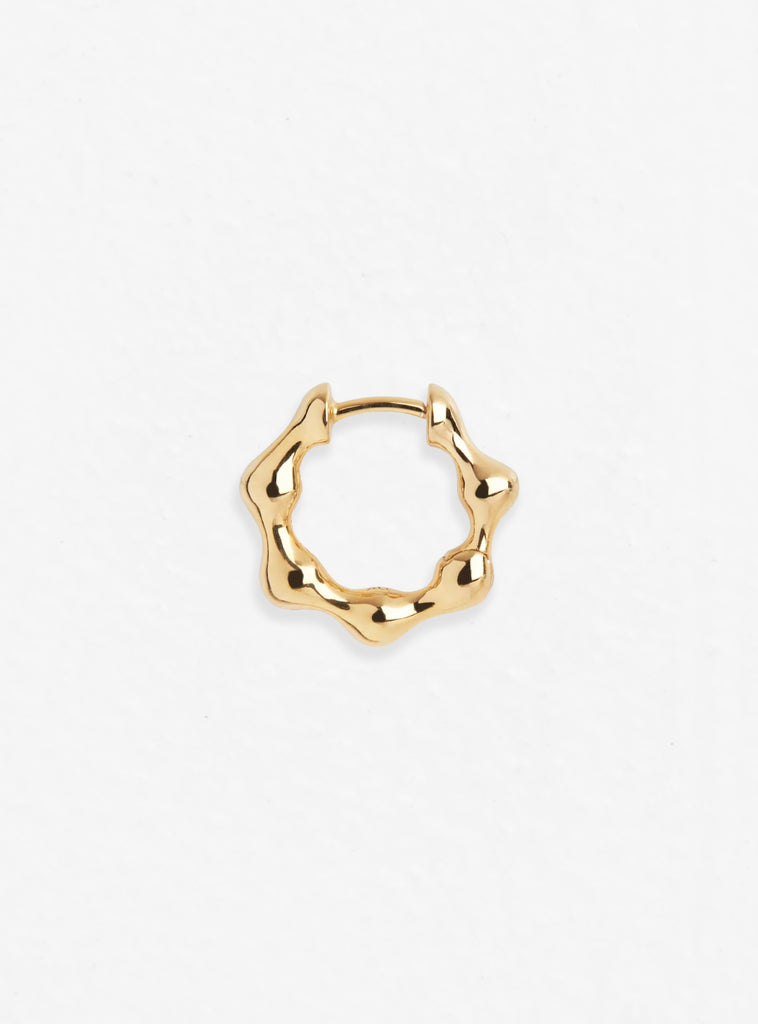 Milla 9 Gold-Plated Single Huggie Earring by Maria Black | Couverture & The Garbstore