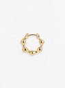 Milla 9 Gold-Plated Single Huggie Earring by Maria Black by Couverture & The Garbstore