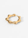 Milla 9 Gold-Plated Single Huggie Earring by Maria Black by Couverture & The Garbstore