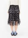 Tate Flocked Midi Skirt Black by Shrimps | Couverture & The Garbstore