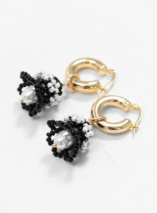 Brad Earrings Gold & Black by Shrimps by Couverture & The Garbstore