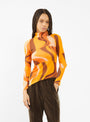 Logan Top Orange Print by Rejina Pyo | Couverture & The Garbstore